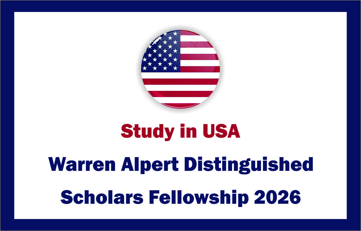 Study in USA | Warren Alpert Distinguished Scholars Fellowship 2026
