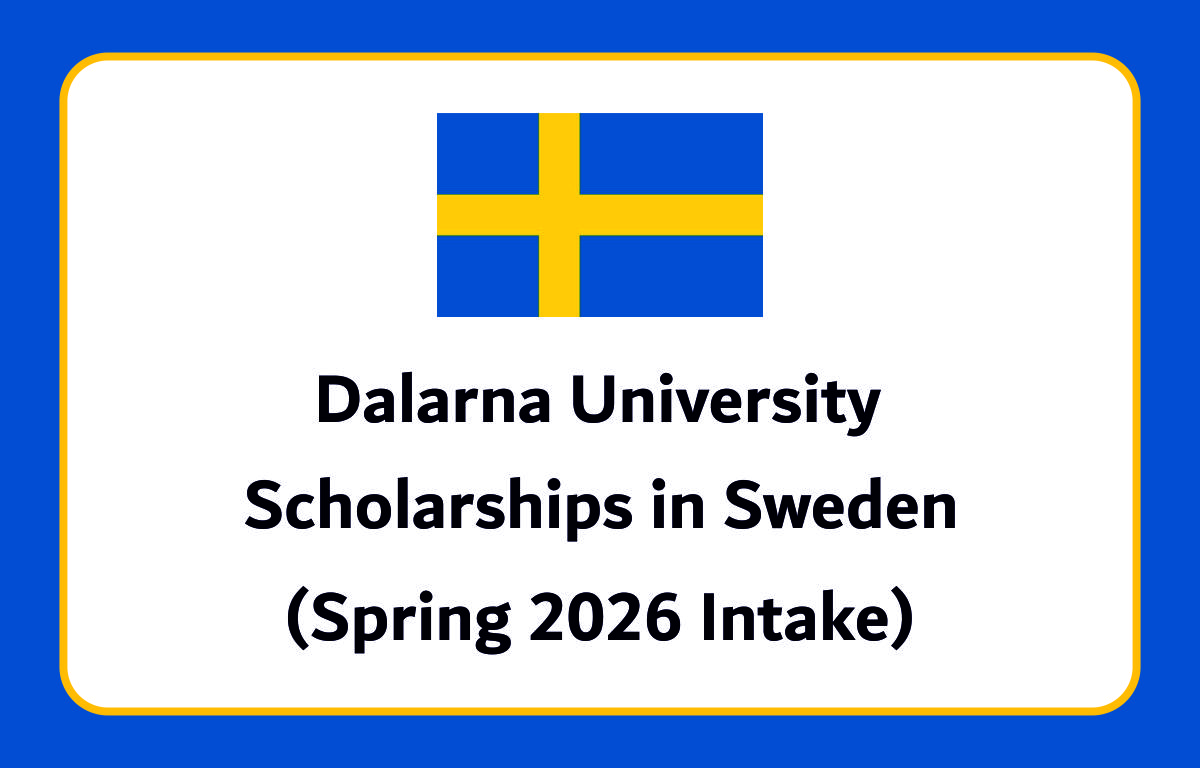 Dalarna University Scholarships in Sweden (Spring 2026 Intake)